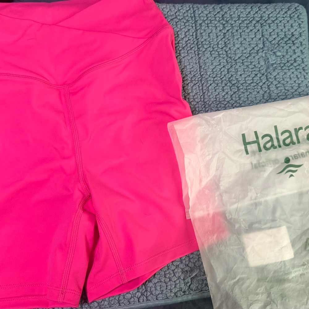 HALARA Women's Bright Pink Athletic Shorts